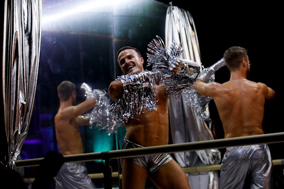 Participants in the 45th Sydney Gay and Lesbian Mardi Gras.