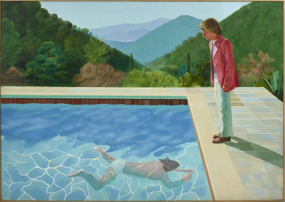 Portrait of an Artist (pool with two figures) by David Hockney.