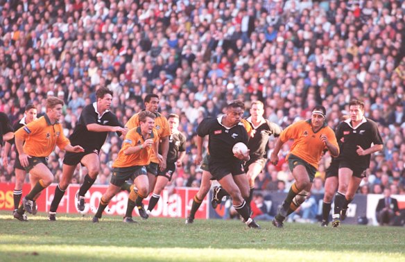 1995. Another Jonah bust was a preview of things to come later in the year at the 1995 World Cup in South Africa.