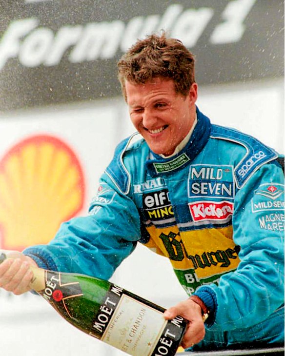 Some eye-catching performances with Jordan soon saw Schumacher arrive at Benetton, where he won two world championships.