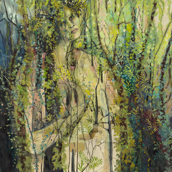 Keeper of the forest by Conjola artist Penny Lovelock, part of an exhibition in Milton from December 22-29, at Van Rensberg Galleries,