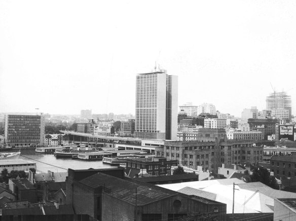 The just completed AMP building at Sydney’s Circular Quay on February 22, 1962.