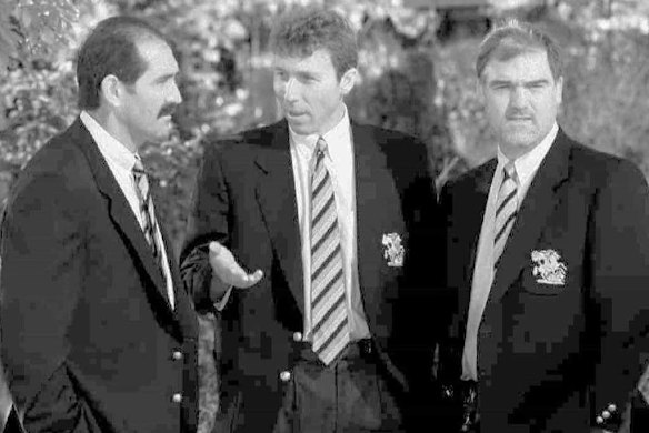 Engliand captains Graham Gooch, Mike Atherton and Mike Gatting were rarely short of a retort. 