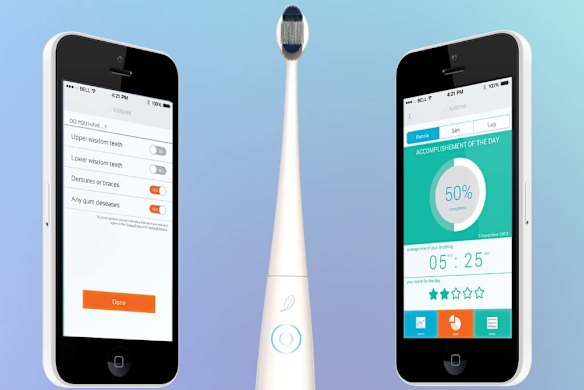 The world's first internet-connected toothbrush.