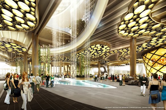 Artist impressions of the proposed Destination Brisbane Consortium.