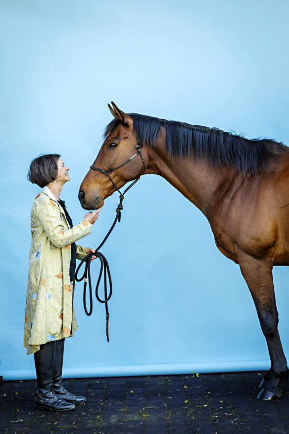 Geraldine Brooks only started riding at the age of 53.