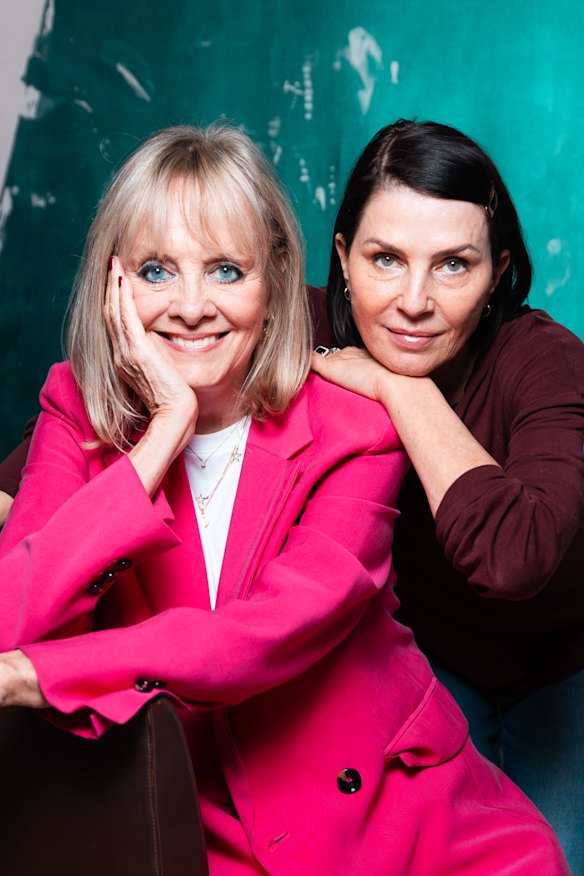 Twiggy (left) with filmmaker Sadie Frost: “We naturally gravitated to one another.”