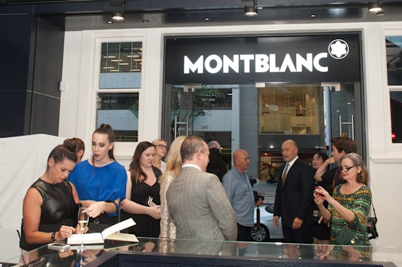 The Montblanc Group Unveiling With Megan Hess.
