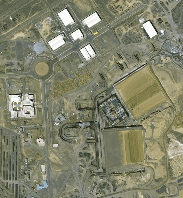 The Natanz nuclear facility in Iran in 2002. Stuxnet, an extremely sophisticated  industrial process virus, attributed to the US and Israel, destroyed about 20 per cent of Iran's nuclear centrifuges from 2009-2010. The centrifuges, which weren't accessible via the internet, are used for the enrichment of uranium.