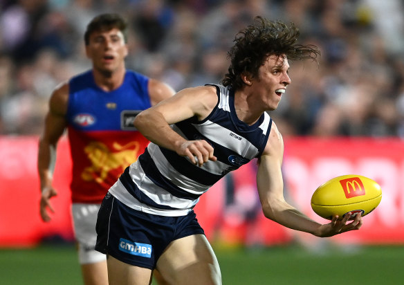Geelong star Max Holmes has made a last-ditch bid to be selected for Saturday’s grand final.