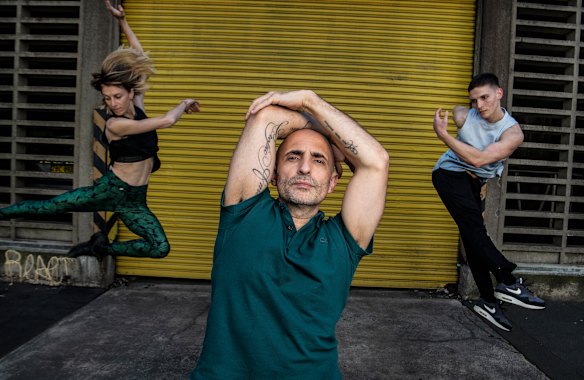Rafael Bonachela, with dancers Juliette Barton and Riley Fitzgerald.  