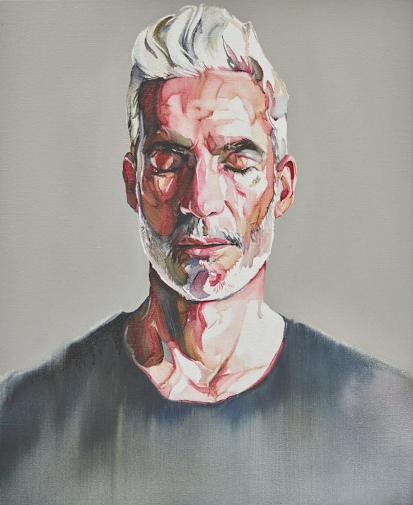 Julian Meagher, 'Fozzy'. Oil on linen, 56.5 x 46 cm. © the artist. Sitter: Craig Foster.