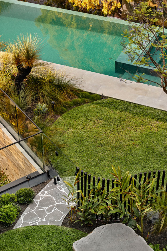 Lawn is not the only void in this garden designed by Phillip Withers.