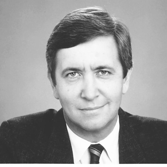 Former ABC journalist Andrew Olle who died in 1995 of a brain tumour.