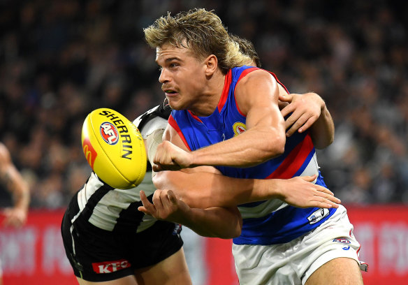 Bailey Smith has served his AFL suspension and will return for the Bulldogs on Friday night.