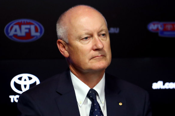 Woodside chairman Richard Goyder is also chairman of the AFL Commission.