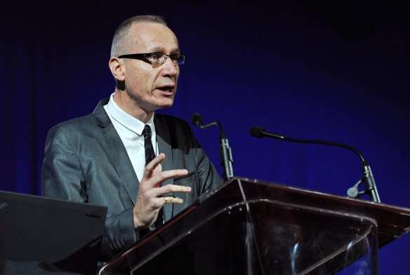 News Corp chief executive Robert Thomson described the digital space as "debased" and said there would be a rush to quality from advertisers in the future.