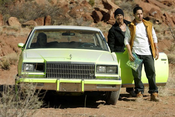 Walt's first victims... John Koyama as Emilio Koyama and Max Arciniega as Domingo Gallardo "Krazy 8" Molina, right, in the pilot episode of <i>Breaking Bad</i>.