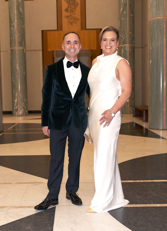 Michael Chaaya and Attorney General Michelle Rowland.