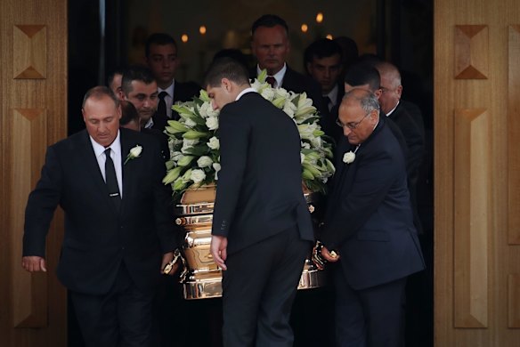 Lavish funeral for Tony Sergi