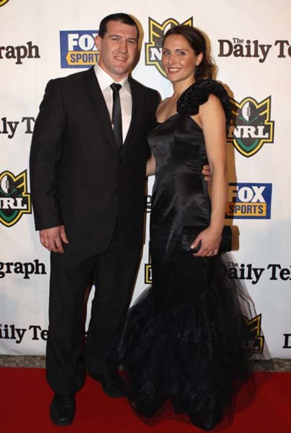 Paul Gallen and his partner.