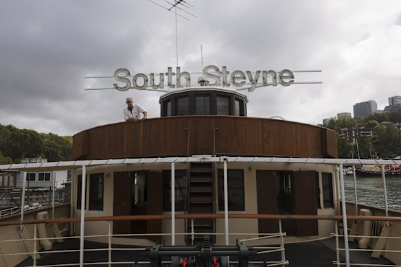 Engineer Graham Curran onboard of the South Steyne, one of Australia's most prized vessels.