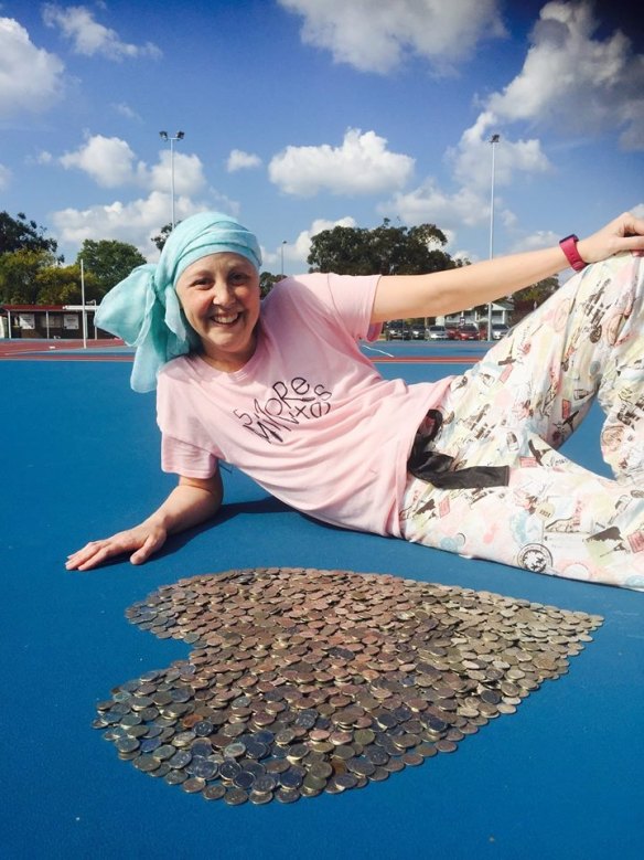 Connie Johnson wants all Canberrans to bring their five cent coins to the Lyneham netball courts on Wednesday, May 10, from 7am to 8pm.