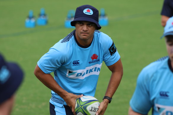 Karmichael Hunt will start at No. 12 for the Waratahs in this week's trial. 