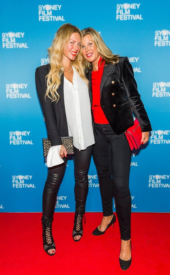 Annalise Braakensiek and a friend at The Second screening.