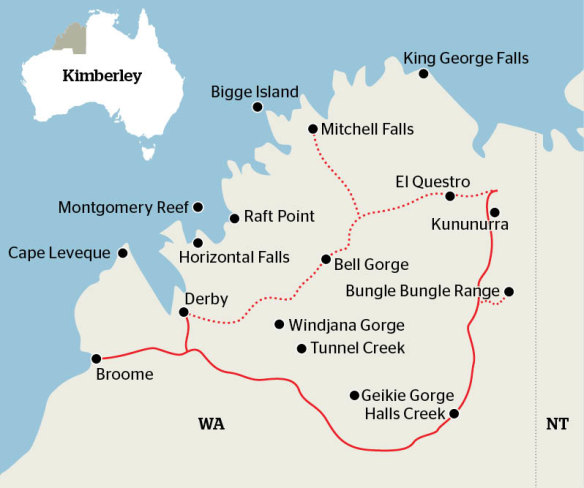 The Kimberley region of Western Australia.