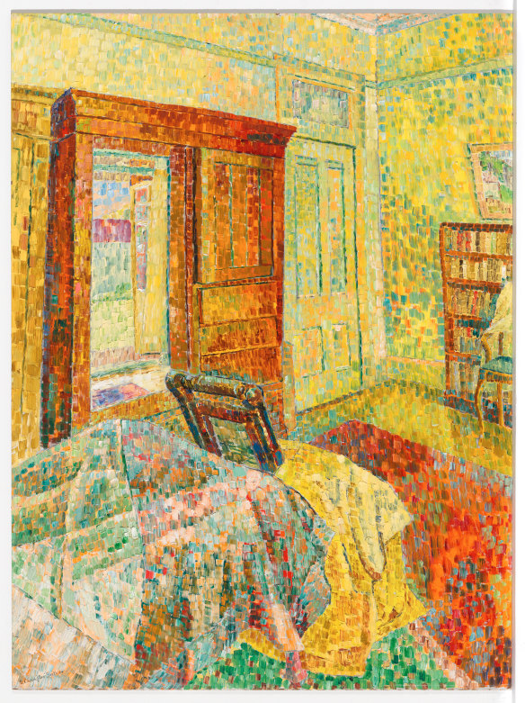 Grace Cossington Smith’s Interior in yellow, part of the Know My Name: Australian Women Artists show at Mornington Peninsula Regional Gallery.