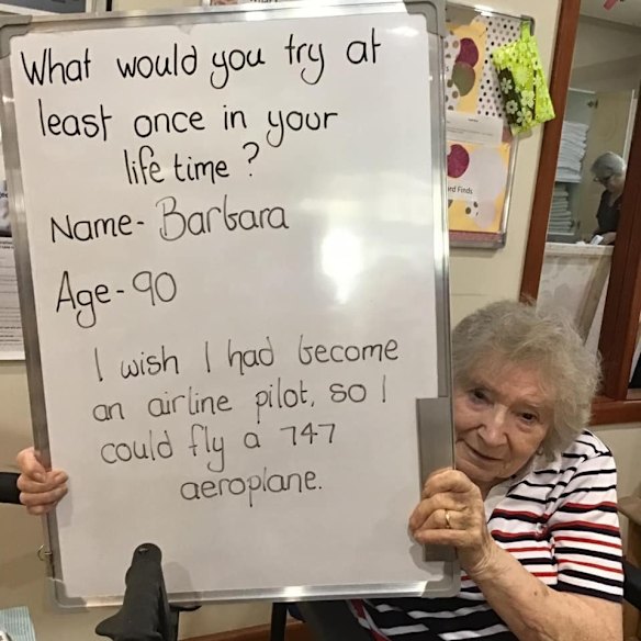 The residents of Waratah Lodge, an aged care home in Orbost in Victoria's east.