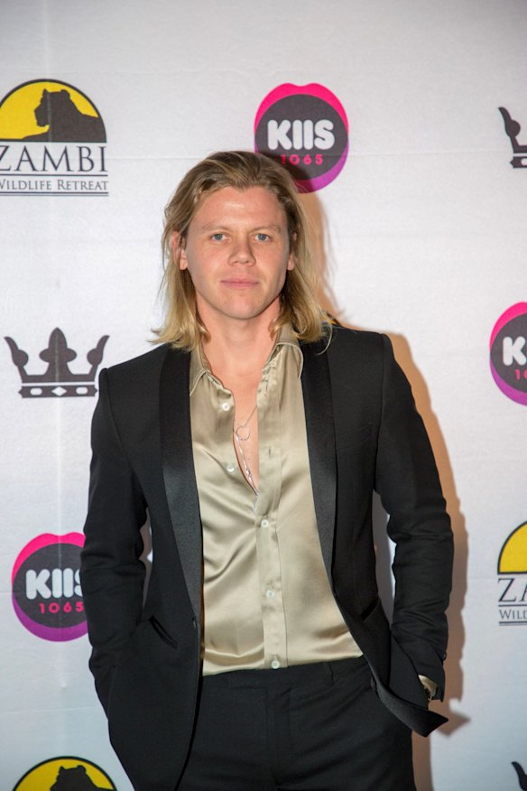 Conrad Sewell at the charity ball in aid of the Zambi Wildlife Retreat.