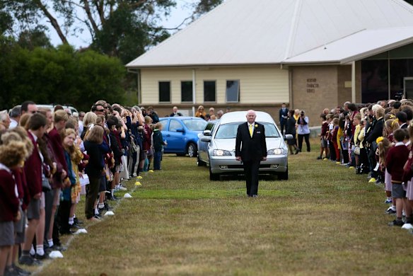The guard of honor for Luke.