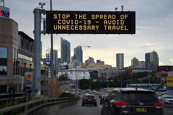 Anzac Bridge in Pyrmont.