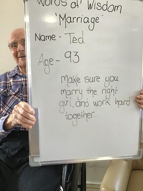 The residents of Waratah Lodge, an aged care home in Orbost in Victoria's east.