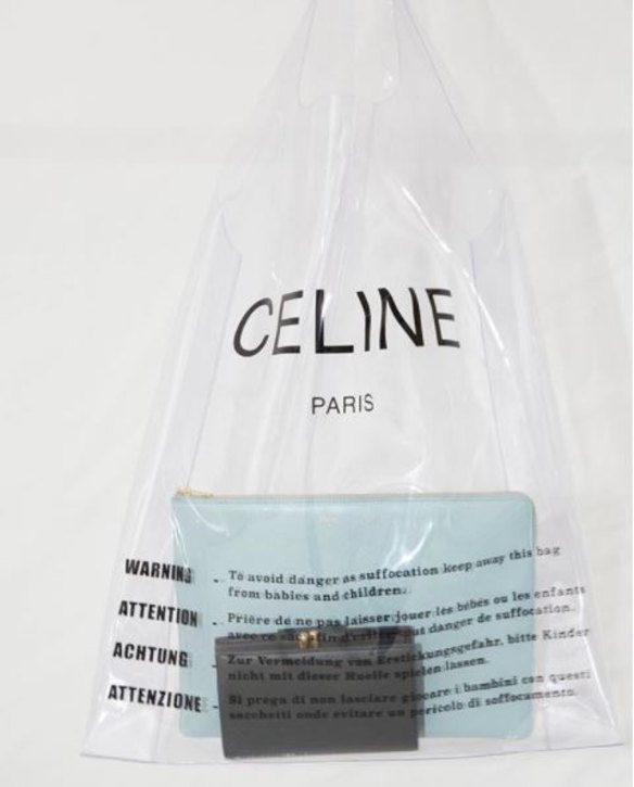 Celine plastic bag clearance buy