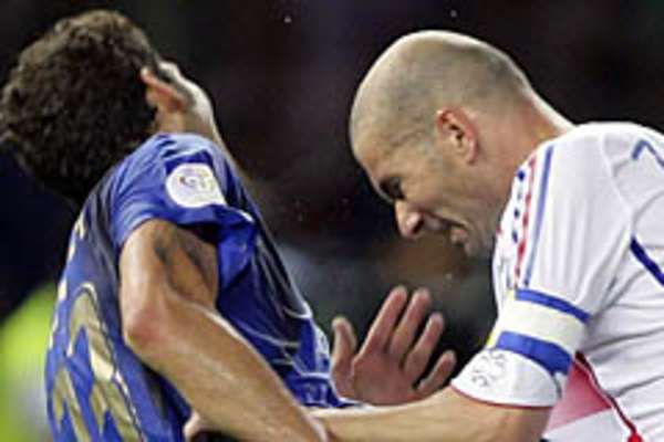 Zidane headbutt ads �banned for promoting violence�