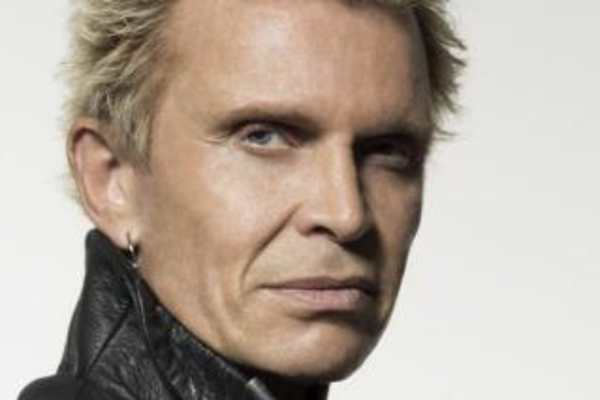 Billy Idol review: fist pumping, bare chested, comic rock in Sydney