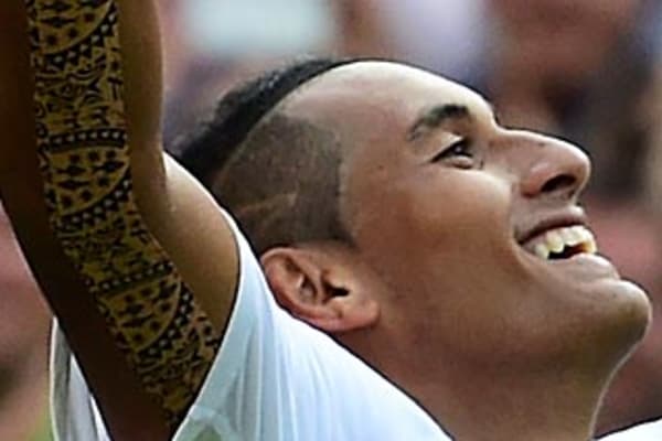 Nick Kyrgios' 'tattoo' is actually sports tape