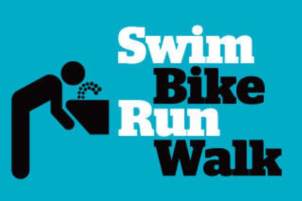 Swim, bike, run, walk