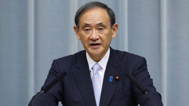 Japan's Chief Cabinet Secretary Yoshihide Suga.