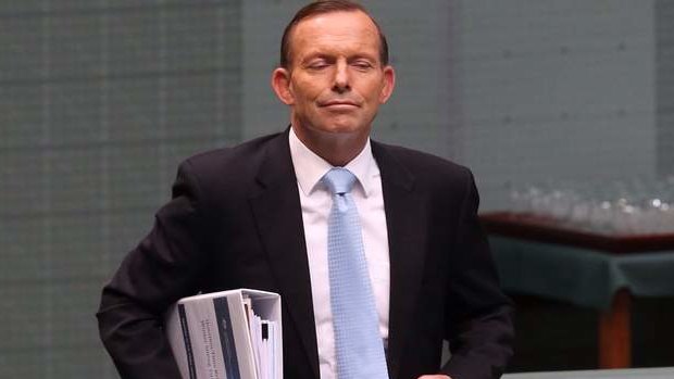 Prime Minister Tony Abbott during question time. Photo: Andrew Meares