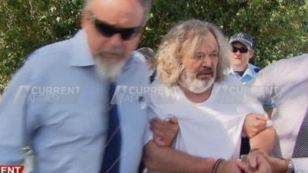 Peter Foster is arrested near Byron Bay.