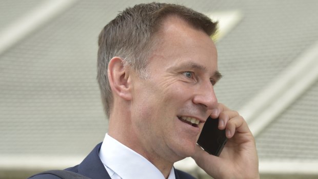 Incoming UK Foreign Secretary Jeremy Hunt