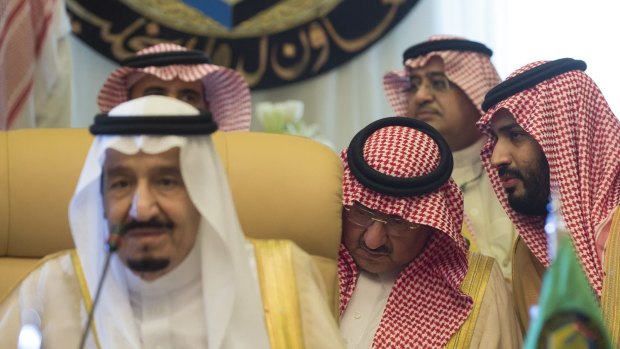 King Salman of Saudi Arabia, left, and Mohammad Bin Salman Al Saud.