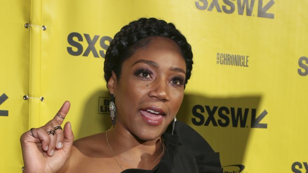 Tiffany Haddish tells of night of meeting Beyonce and the singer being bitten on the face.