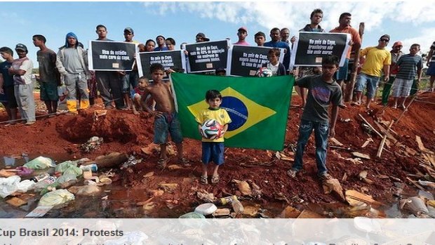 Brazilian activists are intent on using the World Cup to highlight the country's inequality.