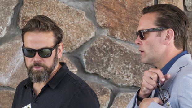 Lachlan Murdoch (left) will be CEO of the new Fox company, with his brother James (right) expected to depart.