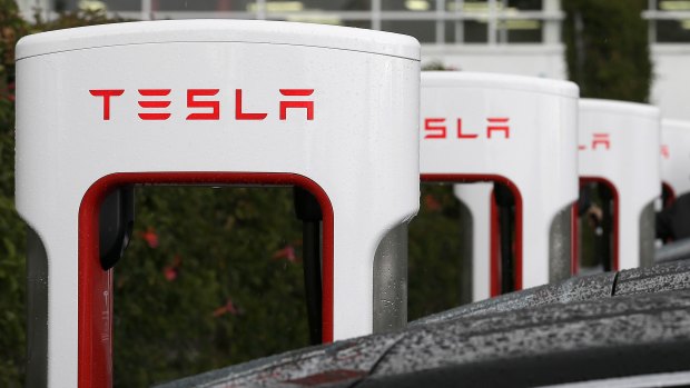 Tesla is vastly over weighted compared to its peers, despite holding a much smaller market share.